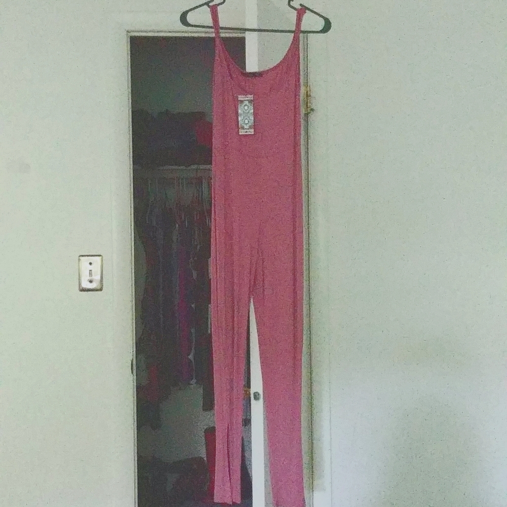 Boohoo mauve jumpsuit